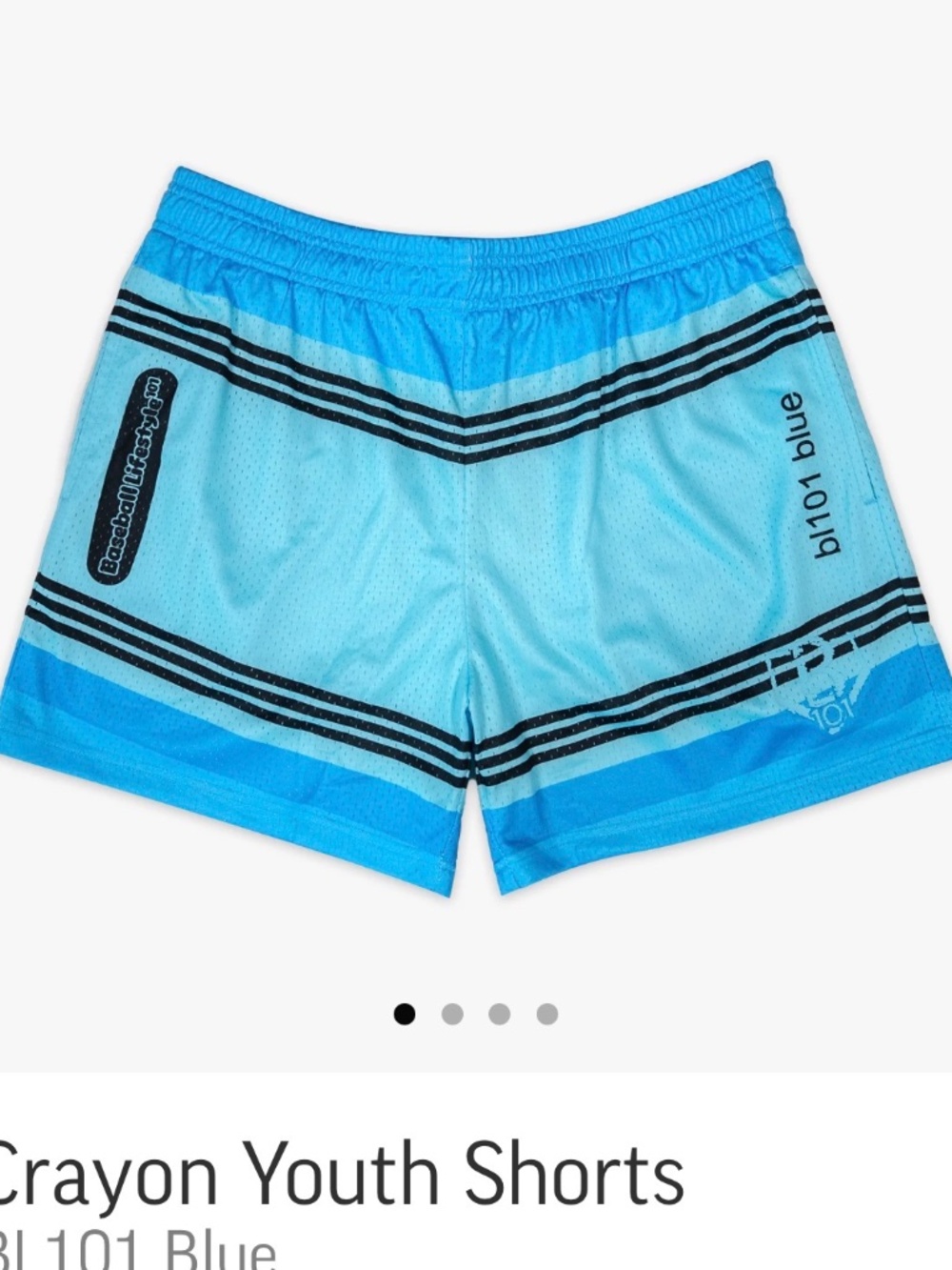 Crayon Youth Shorts - Blue